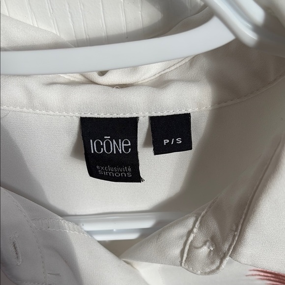 Icône White Shirt with Embroidery - Picture 2 of 6